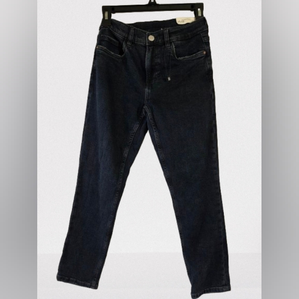 Zara Dark Wash Straight Fit Jeans